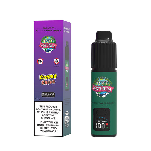 Lychee Grape -Salty GET Bar PRO Disposable Vape